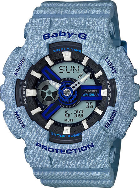 ba-110de-2a2 Купить женские наручные часы Casio Baby-G BA-110DE-2A2 в Крыму