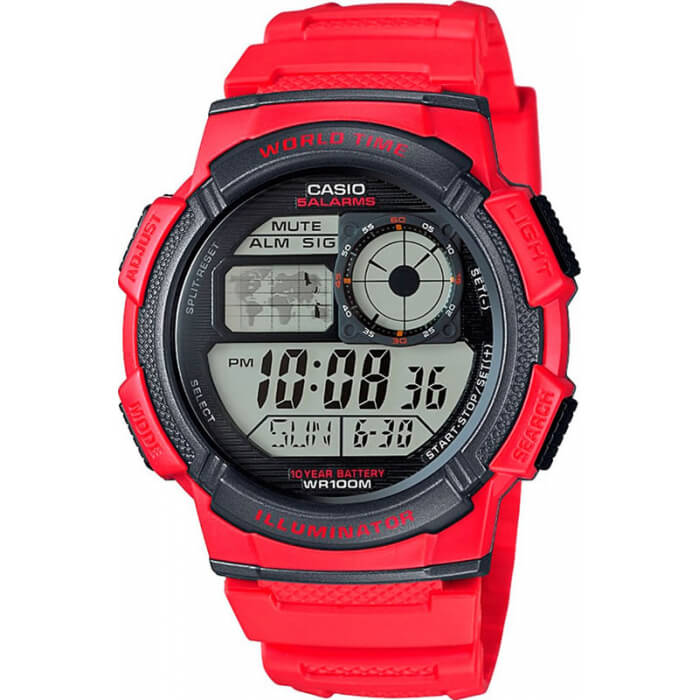 ae-1000w-4a Мужские наручные часы Casio Collection AE-1000W-4A купить в Крыму