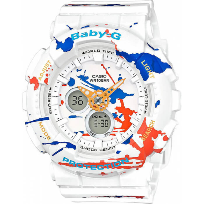 ba-120spl-7a Женские наручные часы Casio Baby-G BA-120SPL-7A купить в Крыму