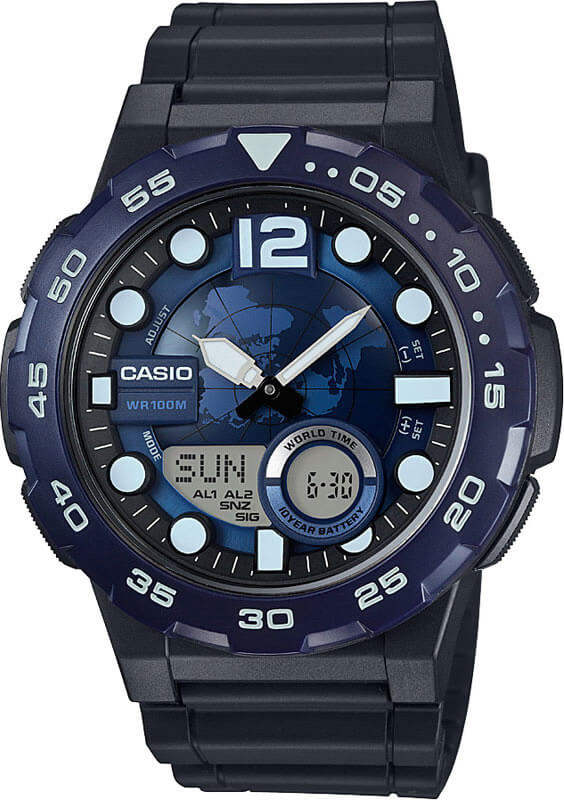 casio-aeq-100w-2a Часы Casio Combinaton Watches AEQ-100W-2A купить в интернет магазине Крыма