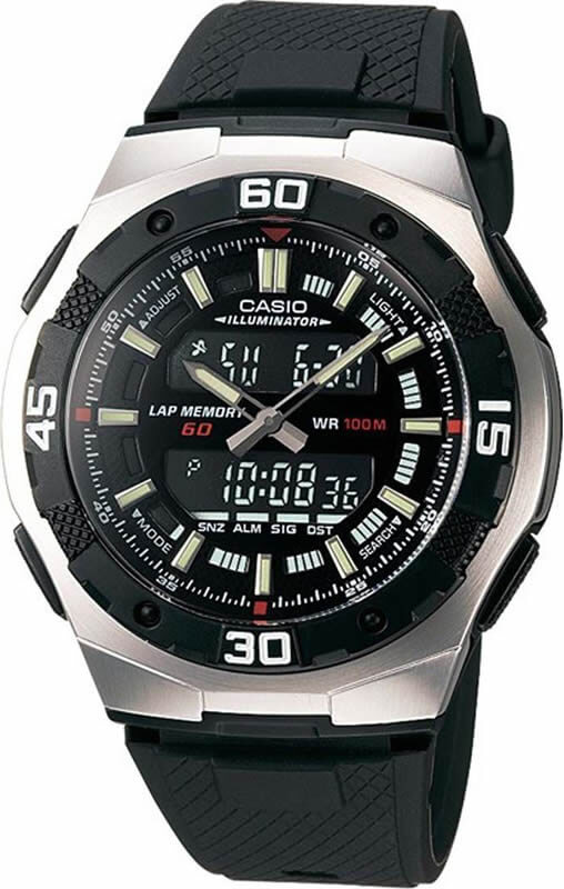 casio-aq-164w-1a Часы Casio Combinaton Watches AQ-164W-1A купить в интернет магазине Крыма