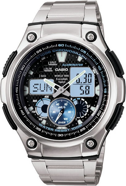 casio-aq-190wd-1a Часы Casio Combinaton Watches AQ-190WD-1A купить в интернет магазине Крыма