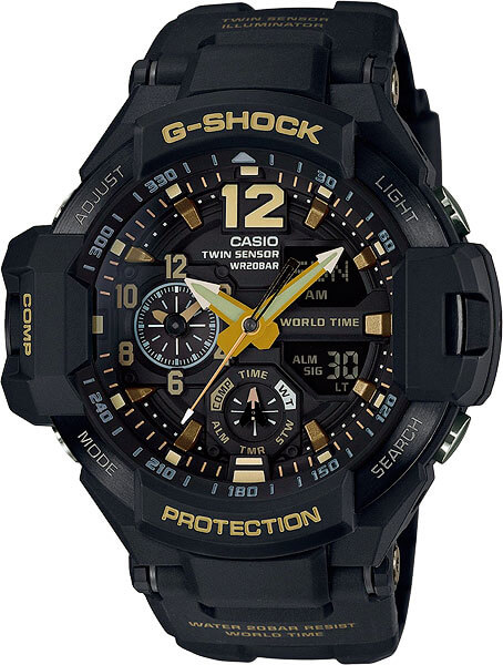 casio-ga-1100gb-1a Часы Casio G-Shock GA-1100GB-1A купить в интернет магазине Крыма