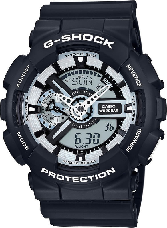 casio-ga-110bw-1a Часы Casio G-Shock GA-110BW-1A купить в интернет магазине Крыма