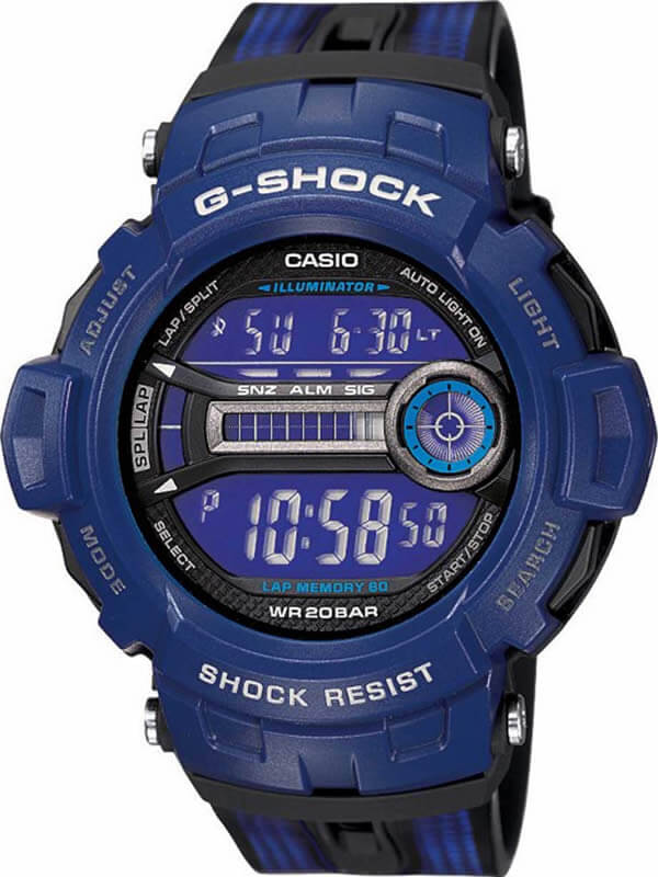 casio-gd-200-2e Часы Casio G-Shock GD-200-2E купить в интернет магазине Крыма