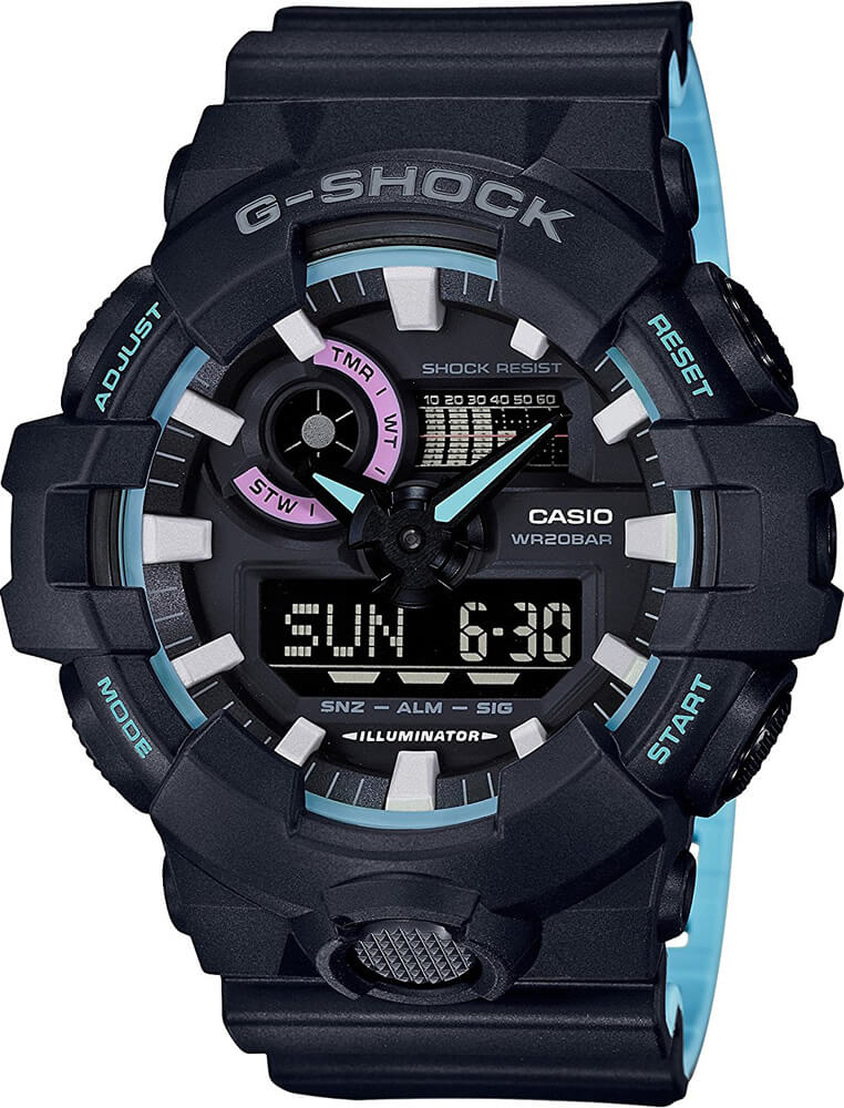 ga-700pc-1a Купить мужские наручные часы Casio G-Shock GA-700PC-1A в Крыму